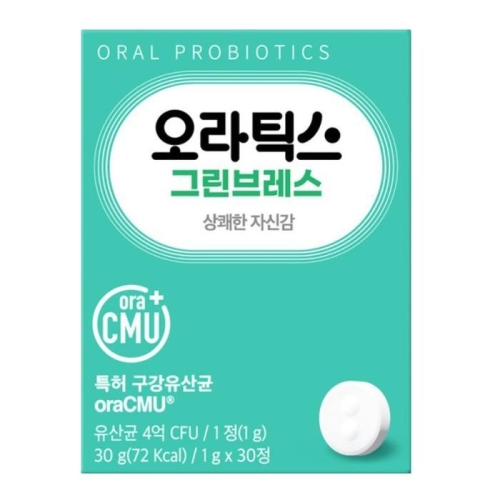 오라팜 오라틱스 그린브레스 구강 유산균 30정_이미지