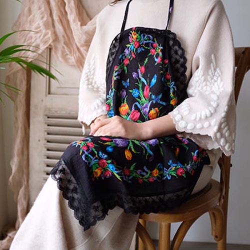 [불명] C 영화 튤립 에티켓 스카프 손수건 무릎덮개 김수미 앞치마 손수건 무릎덮개 김수미앞치마