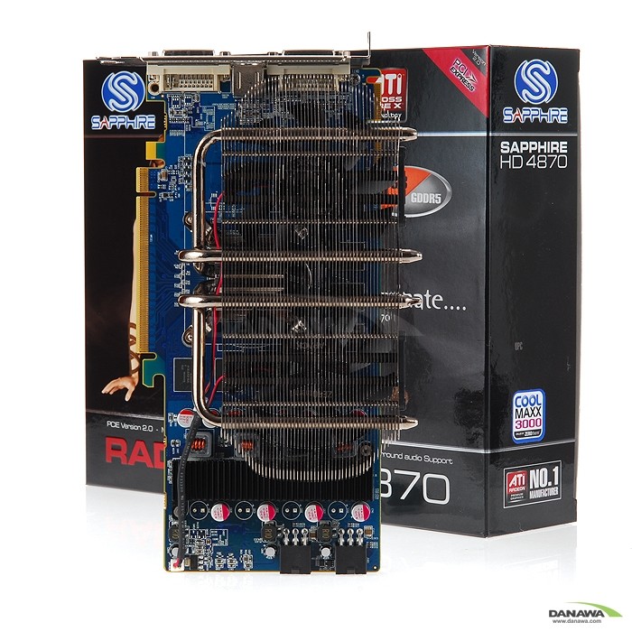 SAPPHIRE 라데온 HD 4870 D5 1GB 쿨맥스3000 Twin_이미지
