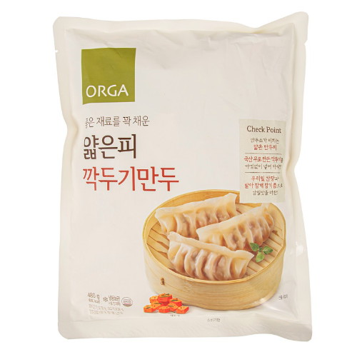 얇은피 깍두기만두 480g