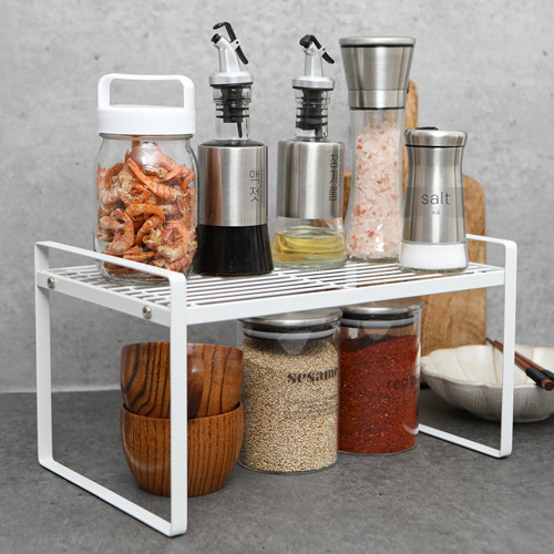 심플한 와이드 다용도 주방 냄비 그릇 수납 정리대 2 size 와이드 다용도 정리대-S