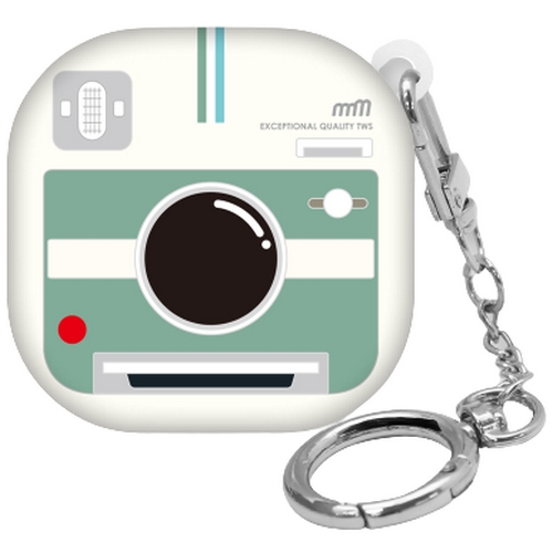 블루웨이브 웨이브스튜디오 갤럭시 버즈2/프로/라이브 뉴레트로 카메라 케이스