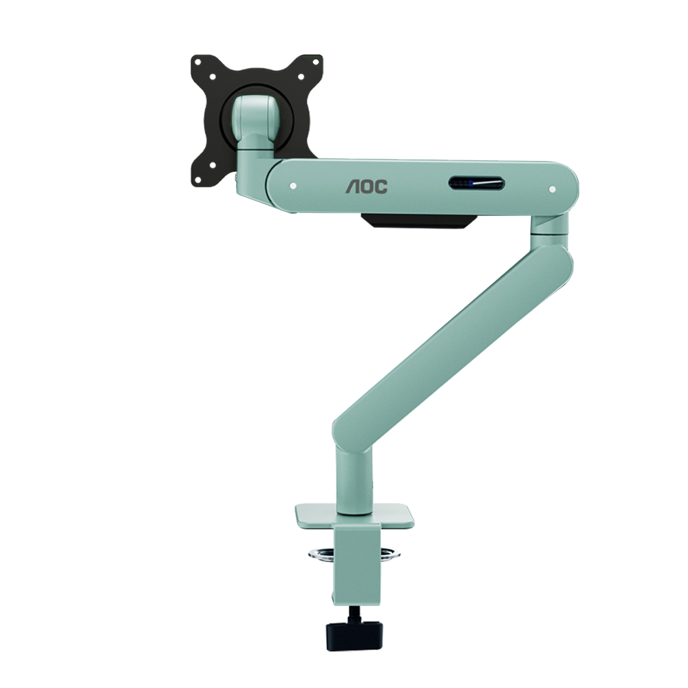 알파스캔 AOC AM400 보타닉 그린 싱글 모니터암