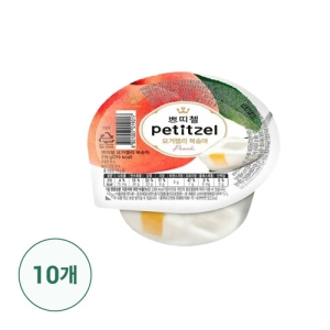 CJ제일제당 쁘띠첼 요거젤리 복숭아 210g (10개)_이미지