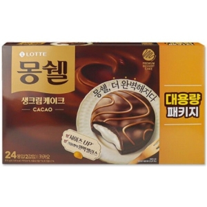 몽쉘 생크림 카카오 816g 24봉