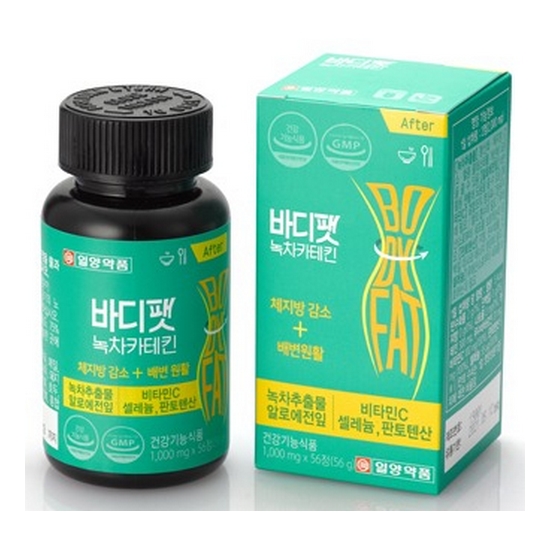 일양약품 바디팻 녹차카테킨 56정 (1개)_이미지