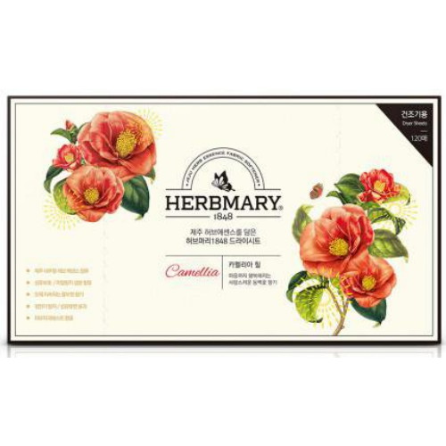 허브마리1848 드라이시트 카멜리아 힐 40매 (2개)_이미지