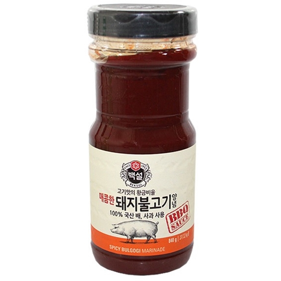 백설 매콤한 돼지불고기 양념 840g