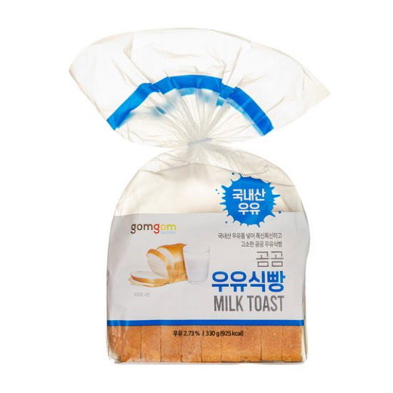 쿠팡 곰곰 우유식빵 330g (3개)_이미지