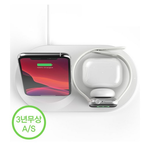 벨킨 3in1 무선충전기 WIZ001kr (애플워치용)_이미지