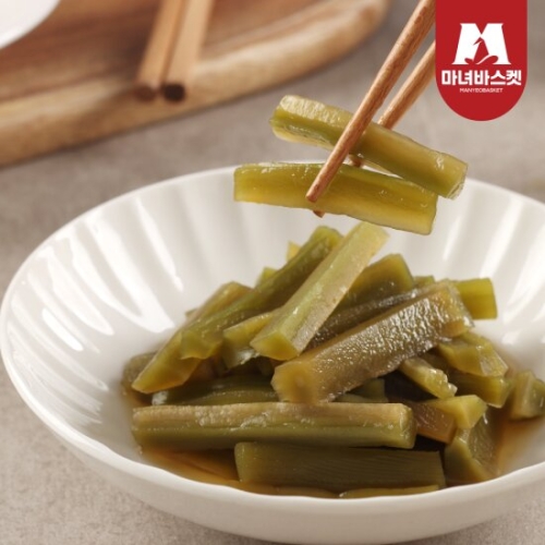 마녀바스켓 오독오독 궁채 장아찌 1kg [2개]