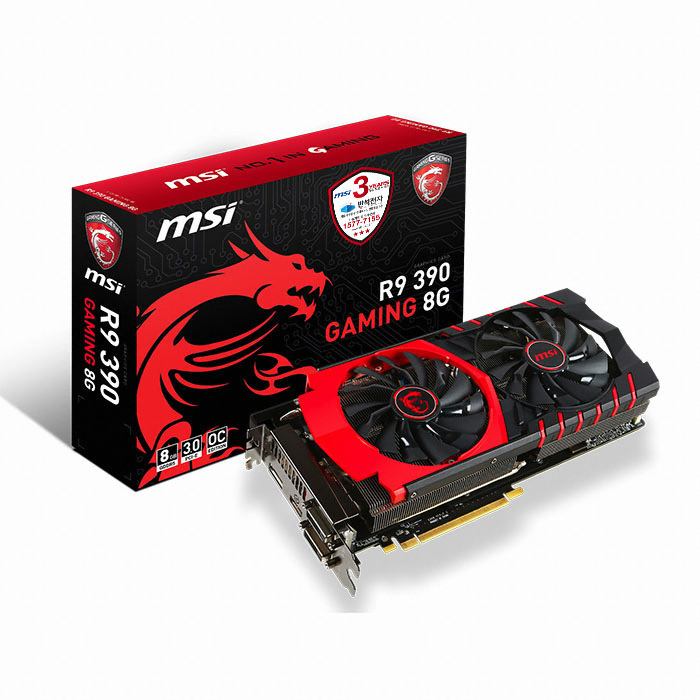 MSI �󵥿� R9 390 OC D5 8GB Ʈ�� ������ 5 ���̹� �ݼ�����