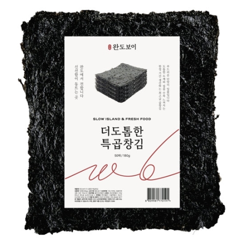 완도보이 더 도톰한 특곱창김 50매 180g (1개)_이미지