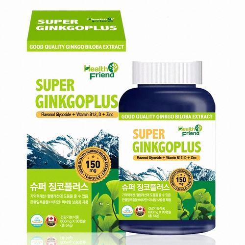 헬스프랜드 슈퍼 징코플러스 90캡슐 (1개)_이미지