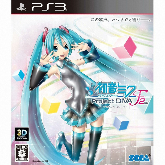 세가 하츠네 미쿠 프로젝트 디바 F 2nd PS3 (해외구매,일본판)