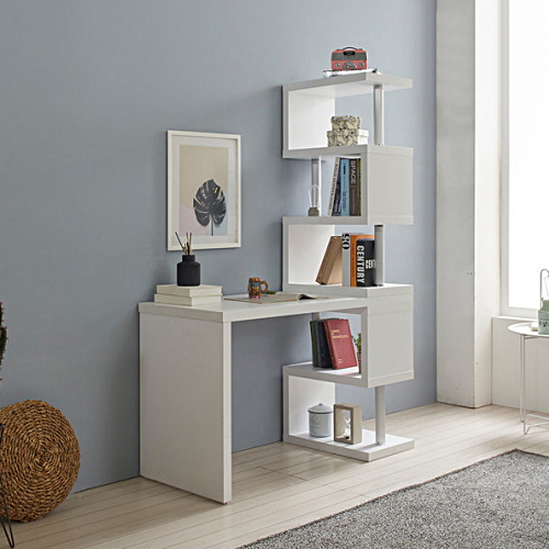 셀레스타 워너비 책상+5단 소형 책장 세트 (1600x550)_이미지