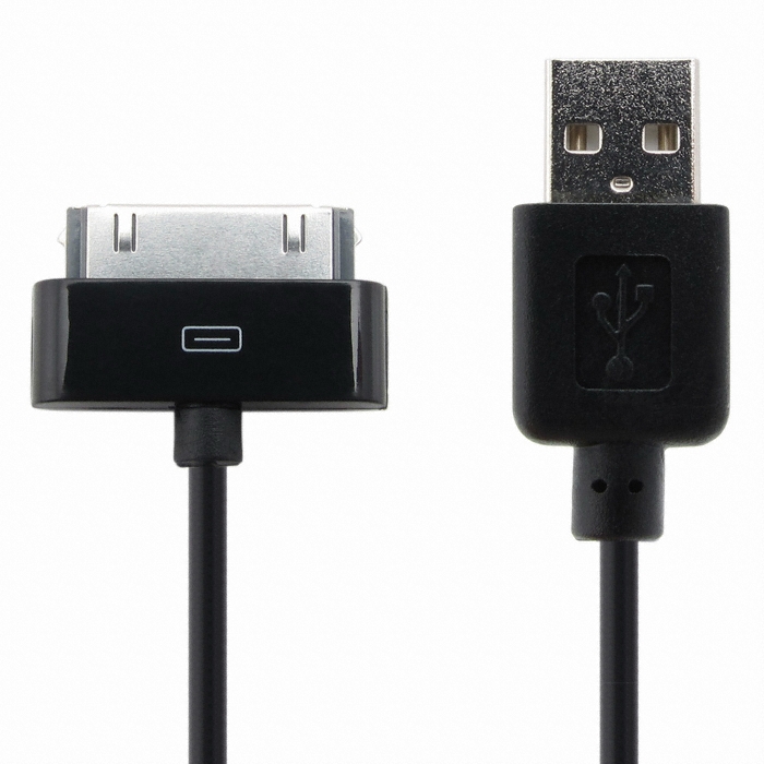 강원전자 NETmate iPhone·iPod USB 데이터·충전 Dock 블랙 케이블 (1m)_이미지