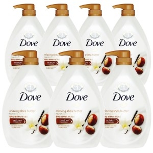 도브 릴랙싱 시어버터 바디워시 1000ml (7개)_이미지