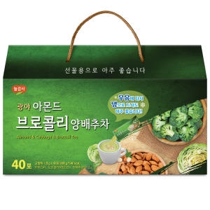 광야식품 늘감사 아몬드 브로콜리 양배추차 40T_이미지
