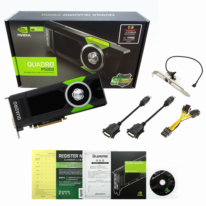 NVIDIA 쿼드로 P5000 D5X 16GB 리더스시스템즈_이미지