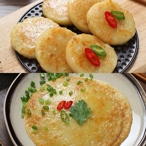 사과랑 자연맛남 감자전 한입 쫀득 감자전1kg+쫀득 감자전1kg 총2kg_이미지