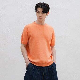 앨빈클로 쿨 워셔블 데일리 라운드 하프 니트 <b>DLX</b>-1210