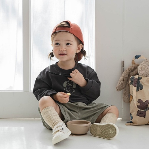 유비맘 클로젯 뮤트 상하복 차콜 C2SQ7901-CH