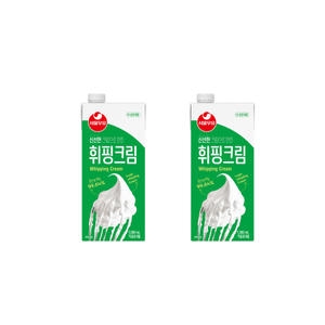 서울우유 휘핑크림 1L (2개)_이미지