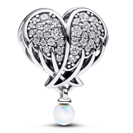 판도라 스파클링 엔젤 윙스 앤 하트 참 792980C01