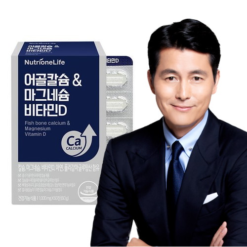 뉴트리원 어골칼슘&마그네슘 비타민D 60정 (1개)