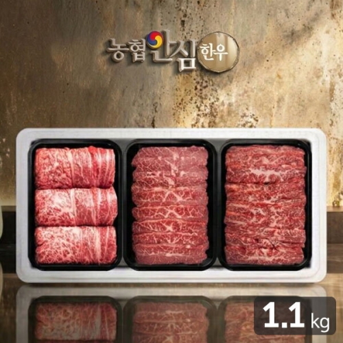 농협안심한우 달빛1호 선물세트 1.1kg [1개]