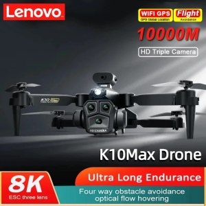 광각 광학 흐름 로컬라이제이션 4 방향 장애물 회피 RC 쿼드콥터 K10Max 미니 드론 8K 전문 3 카메라 신