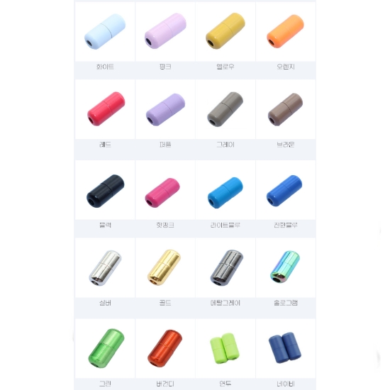 로에드 캡슐 매듭 없는 운동화끈 클립 1p_이미지