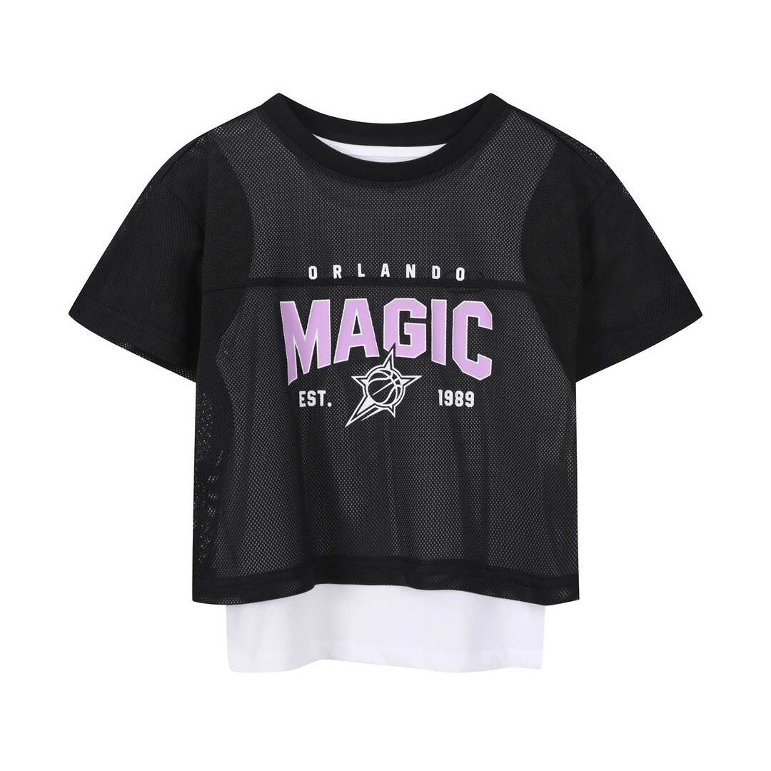 NBA-KIDS ORL 여아 메쉬 레이어드티 K262TS640P19_JJ_이미지