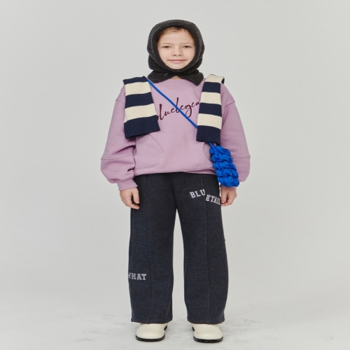 블루테일 AWH6TS02LV 라이트 바이올렛 맨투맨 티셔츠_이미지