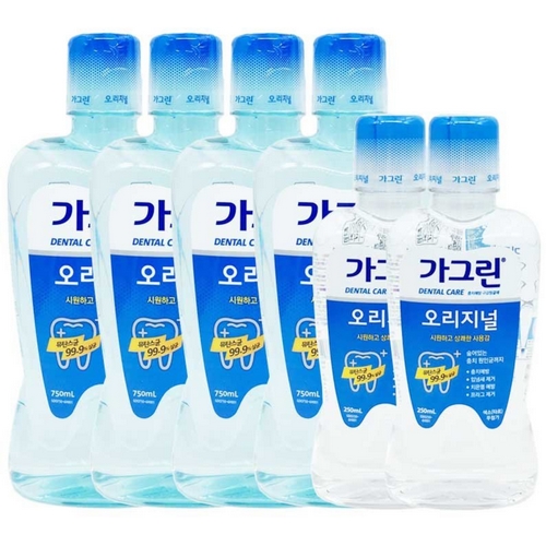동아제약 가그린 오리지널 750ml x 4개 + 250ml x 2개 [1세트]