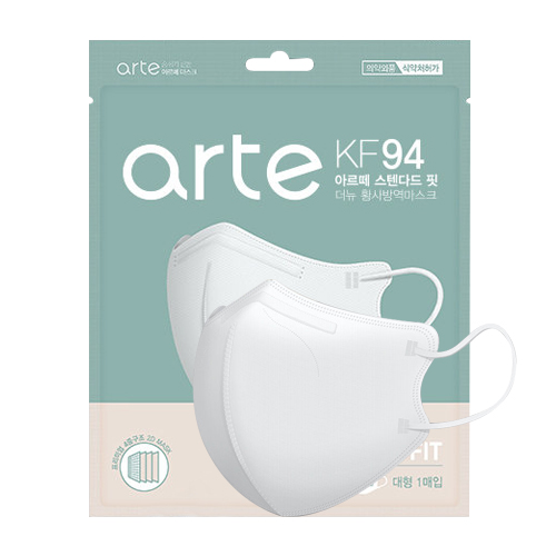 우드림썬코리아 아르떼 스탠다드 핏 KF94 대형 (100매)