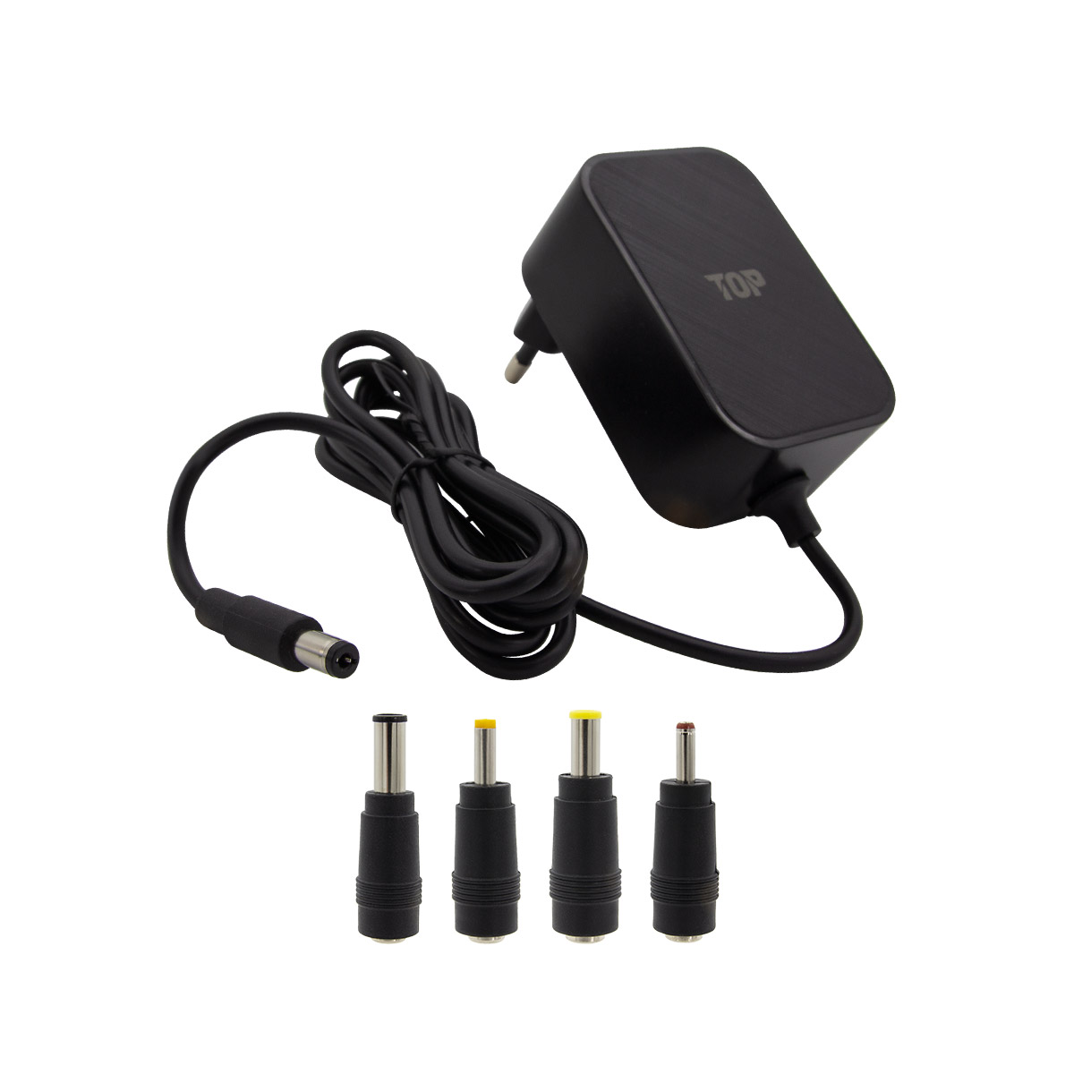 HDTOP DC 12V 3A 블랙 어댑터 (HT-AD191 / 4종 젠더)_이미지