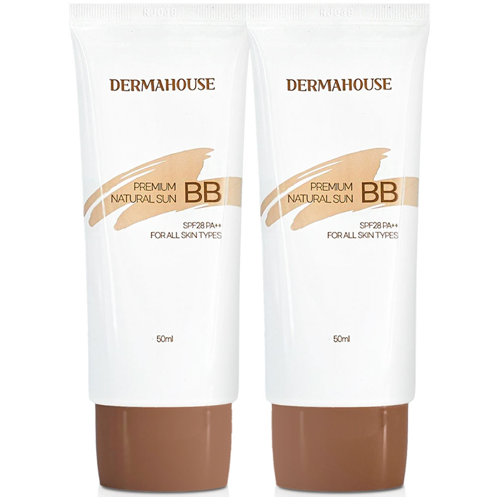 더마하우스 프리미엄 내추럴 썬BB크림 50ml (2개)
