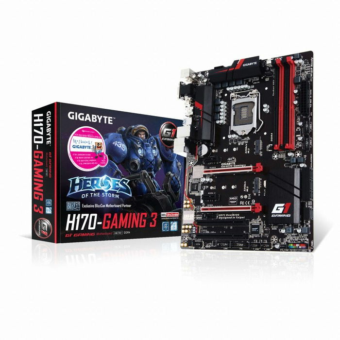 GIGABYTE GA-H170-Gaming 3 게이밍에디션 제이씨현_이미지