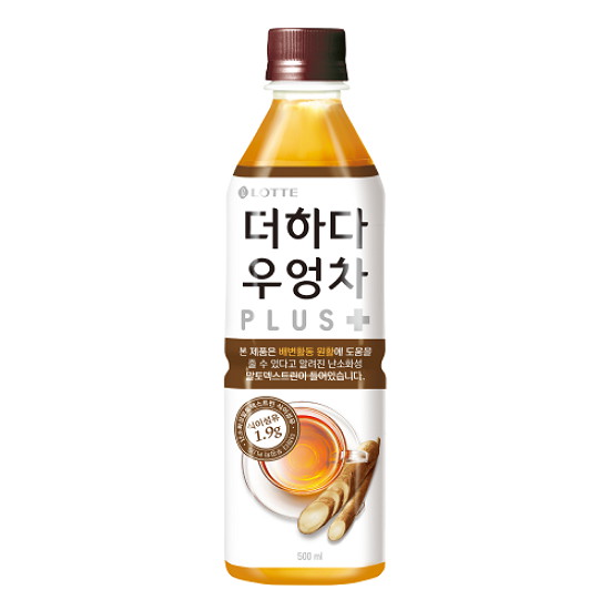 롯데칠성음료 더하다 우엉차 플러스 500ml (24개)