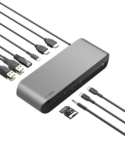 벨킨 INC006ttSGY (11포트/썬더볼트4 Type C) 해외구매