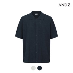 ANDZ 부클사 오픈 카라 반팔 가디건_BZD2EC1106_이미지
