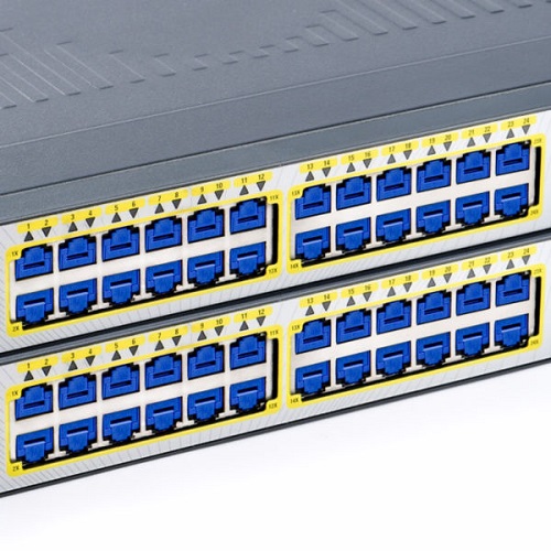 컴엑스아이 스마트키퍼 NL03P2 랜 포트락 (다크블루, 100개)