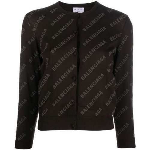 발렌시아가 미니 풀오버 로고 크롭 가디건 706303 T3234 (0250, 프린티드)_이미지