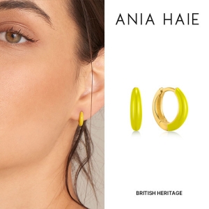 아니아하이에 에나멜 925 실버 링 귀걸이 E040-02G-NY_이미지