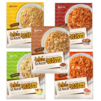 미트리 맛있는 <b>닭</b><b>가슴</b><b>살</b> <b>볶음밥</b> 5종세트
