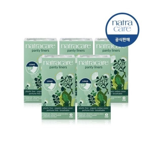 나트라케어 팬티라이너 롱형 16매 5팩(80매)_이미지