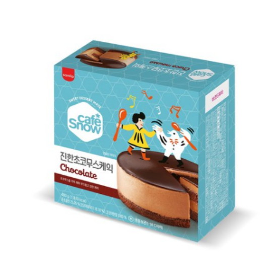 카페스노우 진한 초코무스 케익 480g