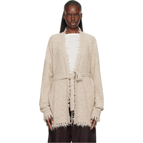 로렌 마누지안 베이지 프레이 가디건 HPS26C2651Y316 Taupe